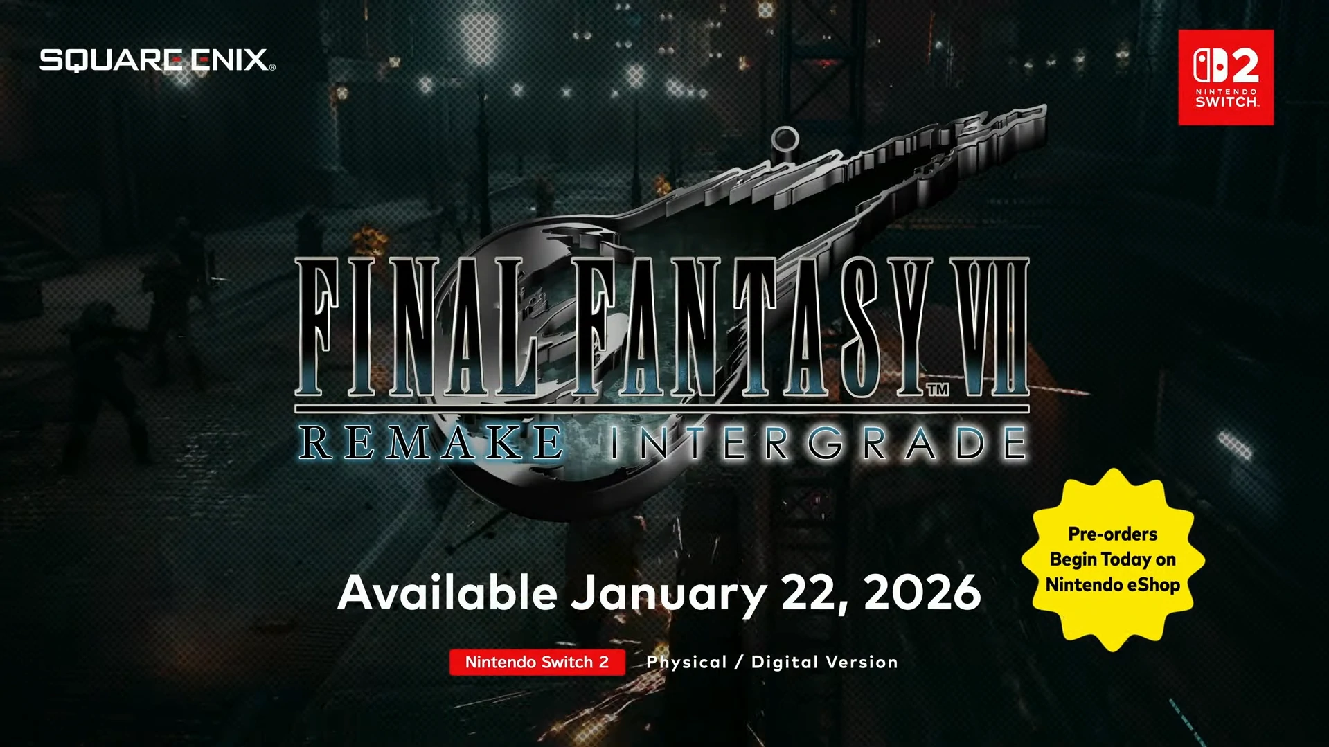 Final Fantasy VII Remake Intergrade anunciado para Nintendo Switch 2 ...